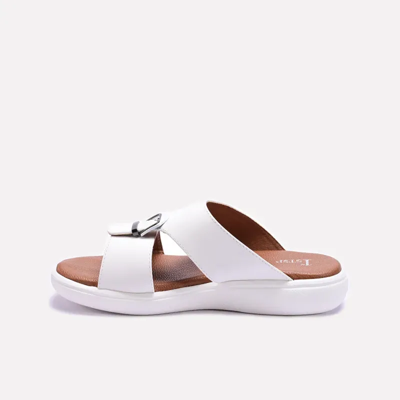 White Comfy Casual Slippers 0151086