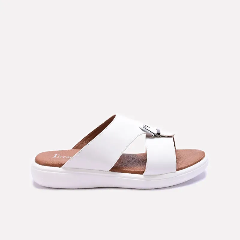 White Comfy Casual Slippers 0151086