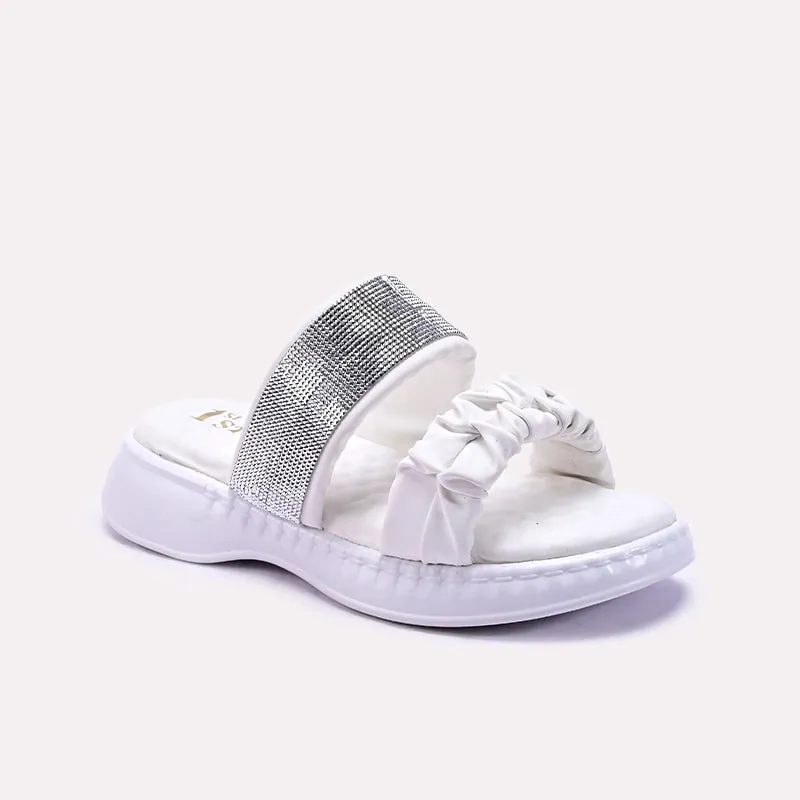 White Comfy Fancy Slippers 0412891