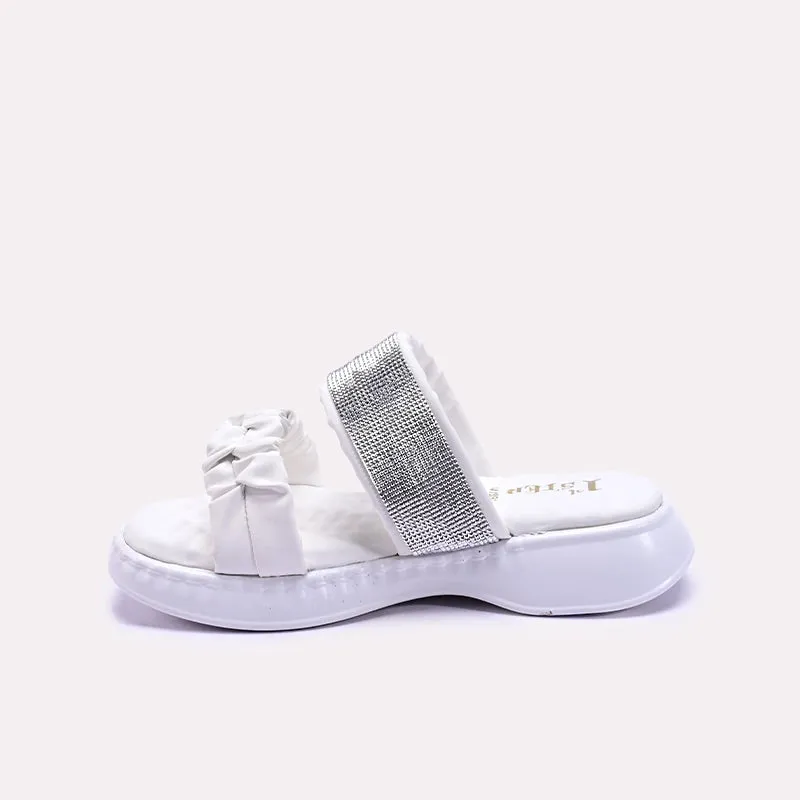 White Comfy Fancy Slippers 0412891